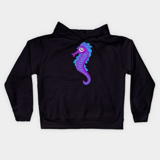 Seahorse Early Swimmer Mermaid Swimming Kids Hoodie